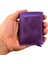 Unisex Mor Hakiki Deri Mekanızmalı Cüzdan Kartlık 3