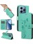 Realme C61 Kabartmalı Kelebek ve Kart Yuvası Cüzdan Telefon Kılıfı (Yurt Dışından) 5