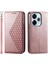 Xiaomi Redmi Için Flip Case 13 4g Cüzdan El Kayışı Günlük Kullanım Eşkenar Dörtgen Şekli (Yurt Dışından) 1