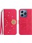 Realme C61 Darbeye Dayanıklı Tpu Kabuk Çevirme Cüzdan Kredi Kartı Kartı Pu (Yurt Dışından) 1