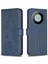 Huawei Mate 60 Için Flip Case Kart Yuvaları Tutucu Kickstand Yonca Çiçek Pu (Yurt Dışından) 5