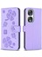 Onur Için Flip Case 90 5g Yonca Çiçek Cüzdan Çok Renkli Kart Yuvaları Pu (Yurt Dışından) 5