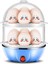 Doublelayer Blue Us 110V/220V Elektrikli Yumurta Kaynağı Çift Katmanlı Çok Fonksiyonlu Mısır Yumurta Muhallebi Otomatik Mini Vapur 14 Yumurta Kahvaltı Yumurta Pişirici (Yurt Dışından) 1