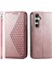 Samsung Galaxy S24 Fe Eşkenar Dörtgen Şekli Için Flip Case Günlük Kullanım Standı El (Yurt Dışından) 1