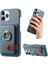 IPhone 11 Için Kılıf Pro Premium Dokulu Deri Kart Yuvaları Halka Standı (Yurt Dışından) 1