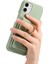 IPhone 12 Mini Kart Yuvaları Premium Dokulu Deri Halka Standı (Yurt Dışından) 2