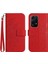 Onur Için Kılıf 200 Lite Kısa Kayış Flip Cüzdan Telefon Kılıfı Kabartmalı Lüks (Yurt Dışından) 1
