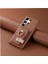 Samsung Galaxy S24 Ultra Halka Standı Premium Dokulu Deri Kılıf (Yurt Dışından) 5