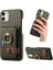 IPhone 12 Mini Kart Yuvaları Premium Dokulu Deri Halka Standı (Yurt Dışından) 1