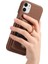 IPhone 12 Mini Kart Yuvaları Premium Dokulu Deri Halka Standı (Yurt Dışından) 5