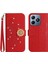 Realme C61 Darbeye Dayanıklı Tpu Kabuk Çevirme Cüzdan Kredi Kartı Kartı Pu (Yurt Dışından) 1