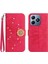 Realme C61 Darbeye Dayanıklı Tpu Kabuk Çevirme Cüzdan Kredi Kartı Kartı Pu (Yurt Dışından) 1