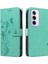 Oppo Hand 12 5g Için Kılıf ve Kart Yuvası El Yüksek ile Kabartmalı Kelebek (Yurt Dışından) 5