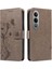 Oneplus Ace 3V 5g Için Kılıf Yüksek Kaliteli Deri Kabartmalı Kelebek ve (Yurt Dışından) 5