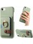 IPhone 7/8 Için Kılıf Halka Standı Kart Yuvaları Premium Dokulu Deri (Yurt Dışından) 1