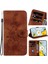Realme Gt 6 Kabartmalı Zambak Manyetik Kickstand Cüzdan Kartı Için Flip Case (Yurt Dışından) 2
