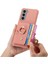 Samsung Galaxy S21 Artı Halka Standı Premium Dokulu Deri Kart (Yurt Dışından) 3