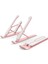 Pembe Dizüstü Bilgisayar Standı Stili MacBook Air Pro Için Tablet Stand Katlanabilir iPad Standı Destek Alüminyum Alaşım Laptop Aksesuarları Laptop Tutucu Not Defteri Için (Yurt Dışından) 1