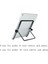 Beyaz-S Tarzı Taşınabilir Katlanabilir Metal Tablet Stand Ayarlanabilir Telefon Tablet Evrensel Masaüstü Tutucu Montaj iPad iPhone Tablet Soğutma Için (Yurt Dışından) 4