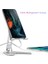 Telefon Için -Gri Tarzı Tablet Stand Tablet Aksesuarları, Çift Eksen Ayarlanabilir Tembel Telefon ve Tablet Askısı, Katlanabilir Taşınabilir Telefon Standı Için iPad iPhone (Yurt Dışından) 4