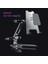 Telefon Için -Gri Tarzı Tablet Stand Tablet Aksesuarları, Çift Eksen Ayarlanabilir Tembel Telefon ve Tablet Askısı, Katlanabilir Taşınabilir Telefon Standı Için iPad iPhone (Yurt Dışından) 5