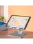 02 Siyah Stil Tablet Stand Ayarlanabilir Alüminyum Alay Masaüstü Standı Tutucu Dock Telefonlar ve Ipad'ler Için Uyumlu Inch Tablet Için (Yurt Dışından) 5