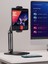 Siyah Stil Katlanabilir Tablet Standı Üç Mil Tasarımı Çok Açılı Ayarlanabilir Tablet Desteği Masaüstü Alüminyum Eller Serbest Cep Telefonu Tutucu (Yurt Dışından) 3