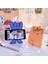 12CM x 16CM Stili Topyu Sevimli Ayı Kedi Masa Telefon Tutucu Kreatif Akrilik Tutucu iPad Cep Telefonu Ofis Aksesuarları Kırtasiye (Yurt Dışından) 2