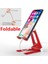 3-Zhe-Kırmızı Stili Katlanabilir Tablet Tutucu Alüminyum Alaşım Metal Telefon Tutucu Dönebilen Taşınabilir Tablet Tutucu ipad Pro Air Mone Stand (Yurt Dışından) 1