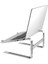 Gümüş Tarzı Laptop Stand Alüminyum Alaşım Braket Notebook Stand Kitap Tutucu Desteği Laptop Için Macbook Pro Dell Netbook (Yurt Dışından) 2