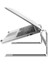 Gümüş Tarzı Laptop Stand Alüminyum Alaşım Braket Notebook Stand Kitap Tutucu Desteği Laptop Için Macbook Pro Dell Netbook (Yurt Dışından) 3