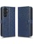 Samsung Galaxy A34 5g Için Geometrik Desen Manyetik Toka Deri (Yurt Dışından) 1