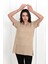 Kadın V Yaka Yırtmaçlı T-Shirt 8783-22 1