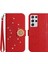 Samsung Galaxy S21 Ultra Telefon Kılıfı Için Kılıf Kart Tutucu Darbeye Tpu Pu (Yurt Dışından) 1