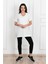 Kadın V Yaka Yırtmaçlı T-Shirt 8783-22 5