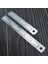 10CM 4 Inç Tarzı Metal Çizgi Cetveli 10 cm Paslanmaz Çelik Çift Taraflı Düz Kenar Ölçüm Aracı Ofis Okul Kırtasiye (Yurt Dışından) 2