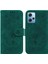 Xiaomi Redmi Not 12 4g Kart Yuvaları Kabartma Gül Çiçekler Flip Pu (Yurt Dışından) 1