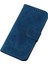 IPhone 15 Artı Kickstand Kart Yuvaları Kabartma Gül Çiçekler Flip Pu (Yurt Dışından) 3