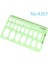 4317 Stili Yok Plastik Geometrik Şablon Cetvel Seti Daire, Oval, Yay, Üçgen, Altigen Şablon Cetveli (Yurt Dışından) 4