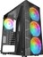 Crest V1 Mesh Temperli Camlı 4X12CM Auto Rgb Fan Atx Mid-T Gaming Oyuncu Kasası 1