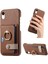 IPhone Xr Kart Yuvaları Premium Dokulu Deri Halka Standı (Yurt Dışından) 1