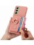 Samsung Galaxy S21 Fe Premium Dokulu Deri Kart Yuvaları Halka (Yurt Dışından) 4