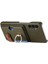 Samsung Galaxy A24 Kart Yuvaları Halka Standı Premium Dokulu Deri (Yurt Dışından) 4