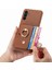 Samsung Galaxy A24 Kart Yuvaları Halka Standı Premium Dokulu Deri (Yurt Dışından) 2