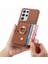 Samsung Galaxy S21 Ultra Kart Yuvaları Halka Standı Premium Dokulu (Yurt Dışından) 4