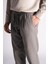 Slim Fit Jogger Bel Pantolon  Haki 5