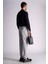 Yan Lastikli Slim Fit Chino Pantalon Gri 3