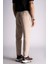 Pamuk Comfort Fit Jogger Bel Pantolon Bej 3