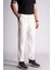 Slim Fit Jogger Bel Pantolon Ekru 5