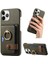 IPhone 11 Için Kılıf Pro Premium Dokulu Deri Kart Yuvaları Halka Standı (Yurt Dışından) 1